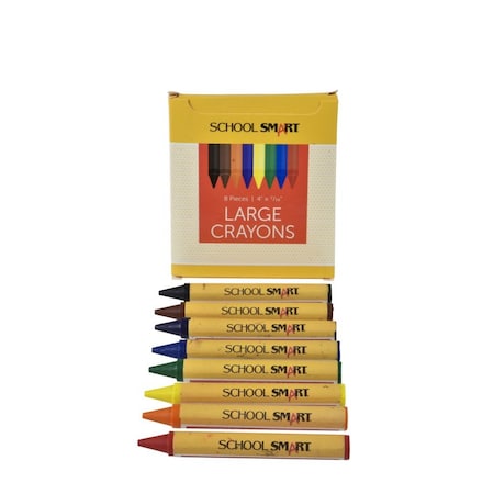 CRAYONS 8 LARGE - PK